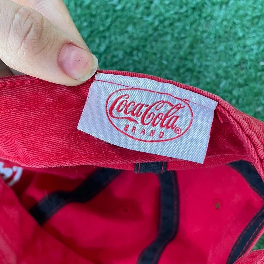 Coca-Cola Red Logo Dad Hat with White Script
